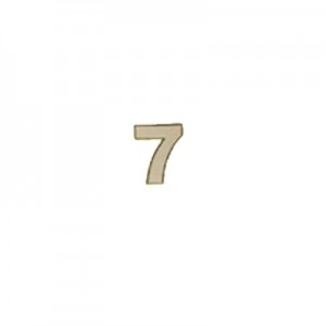 Numero Legno Singolo 4X4 cm - busta 10pz