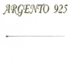 Chiodo Argento/925 0.8mm lunghezza 40mm - busta 100 pz