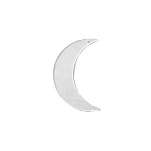 Sagoma luna trasparente - cm 10  - Busta da 12 pz